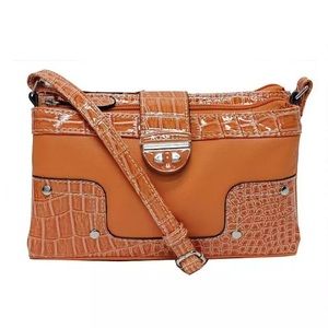 Women’s Double Time Crossbody by Rosetti Orange